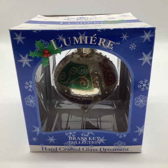 Lumiere Hand Crafted Glass Ornament from The Brass Key - Picture 9 of 12